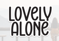 Lovely Alone Font - Featured Image