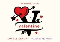 Lovely Arrow Monogram Font - Featured Image