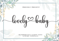 Lovely Baby Font - Featured Image