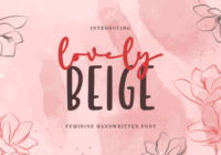 Lovely Beige Font - Featured Image