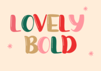 Lovely Bold Font - Featured Image