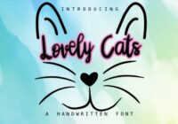 Lovely Cats Font - Featured Image
