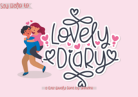 Lovely Diary Font - Featured Image