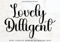 Lovely Dilligent Font - Featured Image