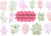 Lovely Flowers Font - Featured Image