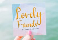 Lovely Friends Font - Featured Image