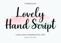 Lovely Hand Script Font - Featured Image