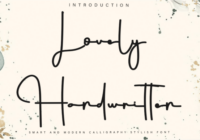 Lovely Handwrittern Font - Featured Image
