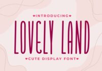 Lovely Land Font - Featured Image