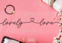 Lovely Love Font - Featured Image