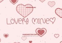 Lovely Mine Font - Featured Image