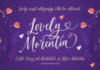 Lovely Morentia Font - Featured Image