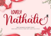 Lovely Nathalie Font - Featured Image