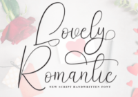 Lovely Romantic Font - Featured Image