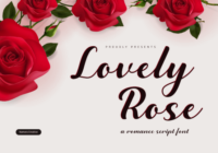 Lovely Rose Font - Featured Image