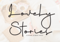 Lovely Stories Font - Featured Image