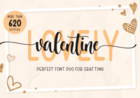 Lovely Valentine Duo Font - Featured Image