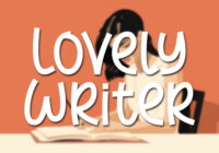 Lovely Writer Font - Featured Image