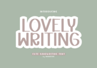 Lovely Writing Font - Featured Image
