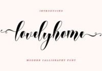 Lovelyhome Font - Featured Image