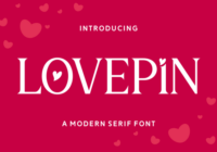 Lovepin Font - Featured Image