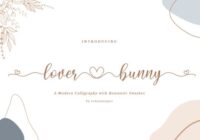 Lover Bunny Font - Featured Image