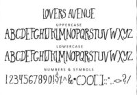 Lovers Avenue Font - Featured Image