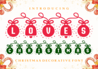 Loves Christmas Font - Featured Image