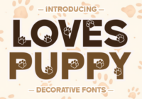 Loves Puppy Font - Featured Image