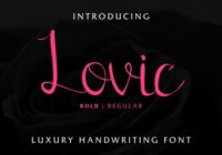 Lovic Font - Featured Image