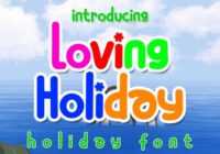 Loving Holiday Font - Featured Image