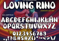 Loving Rino Font - Featured Image