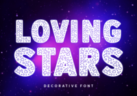 Loving Stars Font - Featured Image