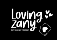 Loving Zany Font - Featured Image