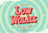 Low Wolies Font - Featured Image