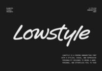 Lowstyle Font - Featured Image