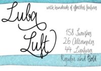 Luba Luft Bold Font - Featured Image
