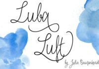 Luba Luft Font - Featured Image