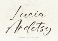 Lucia Ardetsy Font - Featured Image