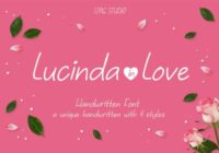 Lucinda in Love Font - Featured Image