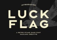 Luck Flag Font - Featured Image