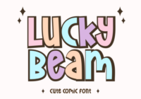 Lucky Beam Font - Featured Image