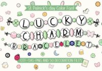 Lucky Charm Bracelet Font - Featured Image