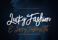Lucky Fashion Font - Featured Image