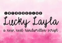 Lucky Layla Font - Featured Image