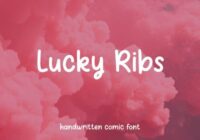 Lucky Ribs Font - Featured Image