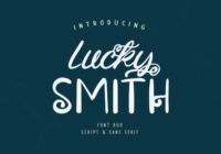 Lucky Smith Font - Featured Image