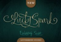 Lucky Spark Font - Featured Image
