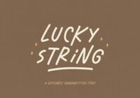 Lucky String Font - Featured Image