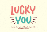 Lucky You Font - Featured Image